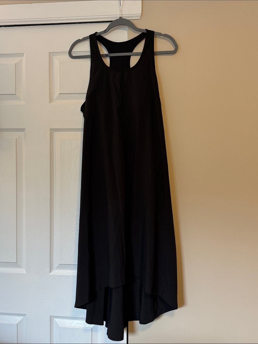 HALARA | Dresses | Halara Black Racerback Highlow Dress